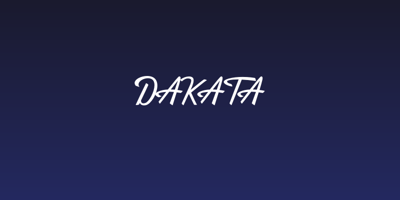 Dakata Social Header
