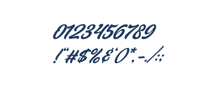 Dakiens Italic Other Characters