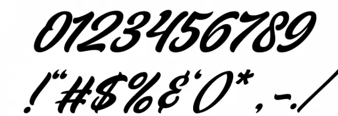 Dakiens Italic Font OTHER CHARS