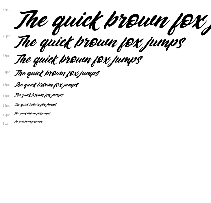 Dakiens Italic Waterfall