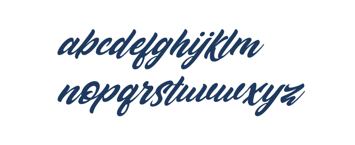 Dakiens Italic Lowercase