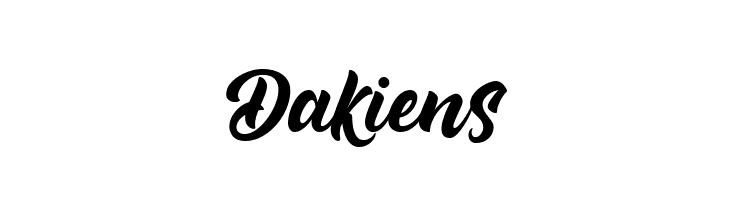 Dakiens  font caratteri gratis