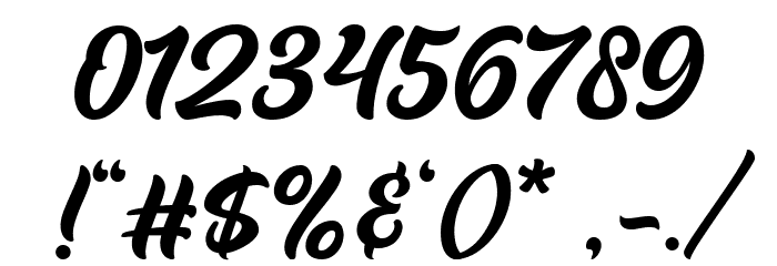 Dakiens Font OTHER CHARS