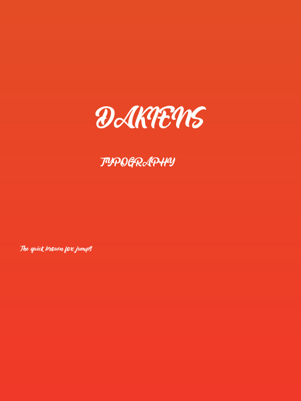 Dakiens Poster