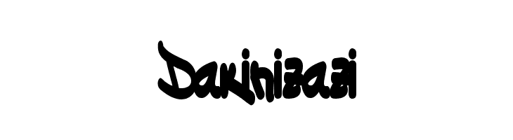 Dakinizazi  フリーフォントのダウンロード