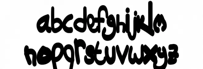 Dakinizazi خط أحرف صغيرة