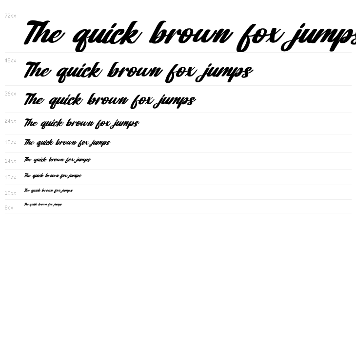 Dakota Artha Italic Waterfall