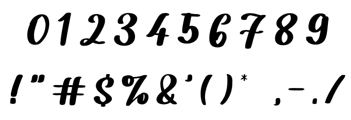 Dakota Artha Font OTHER CHARS