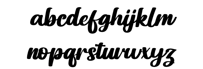 Dakota Artha Font LOWERCASE