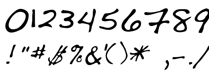 Dakota Regular Font OTHER CHARS