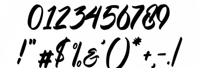 DakwartLetter Font OTHER CHARS