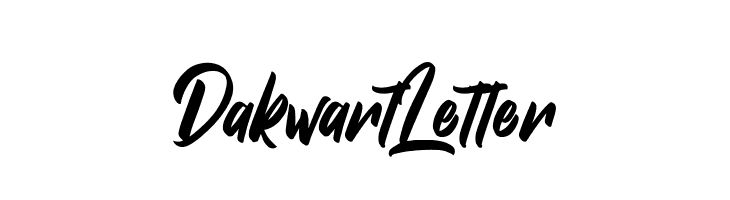 DakwartLetter  font caratteri gratis