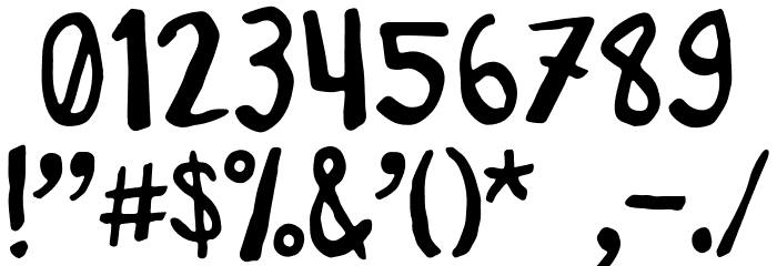 DaleAdventure フォント その他の文字