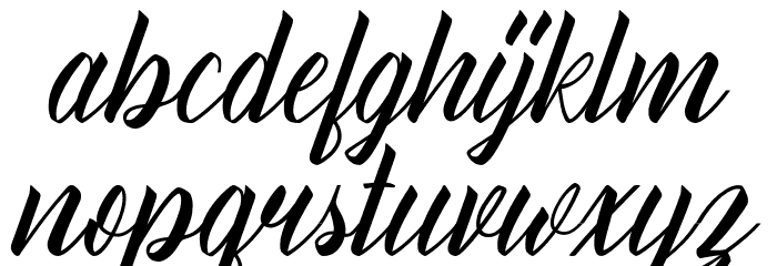Dalechampia-DEMO Font LOWERCASE