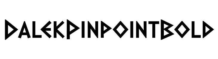 Dalek Pinpoint Bold Font