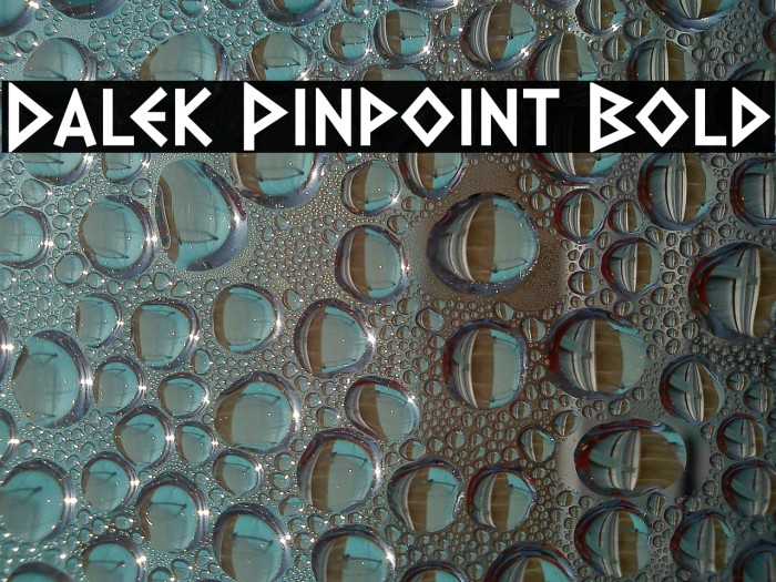 Dalek Pinpoint Bold Font examples