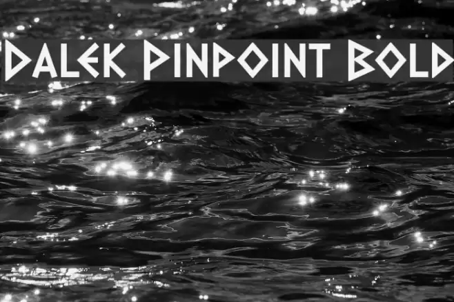 Dalek Pinpoint Bold Font examples