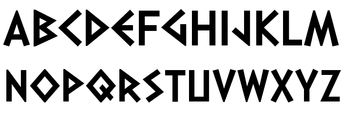 Dalek Pinpoint Bold Font LOWERCASE