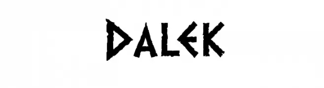Dalek  Скачать бесплатные шрифты