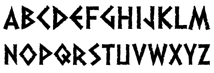 Dalek Font LOWERCASE