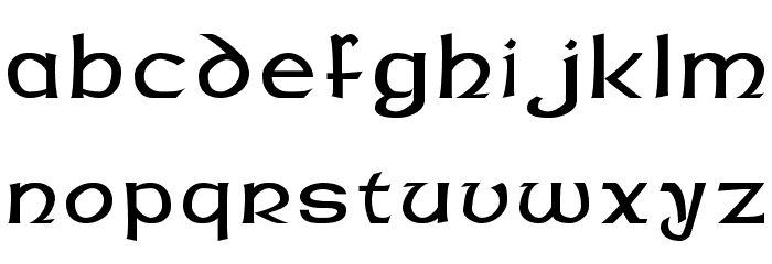 Dalelands Normal Font LOWERCASE
