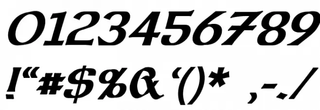 Dalelands Uncial Bold Italic Font OTHER CHARS