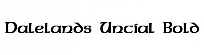 Dalelands Uncial Bold  Frei Schriftart Herunterladen