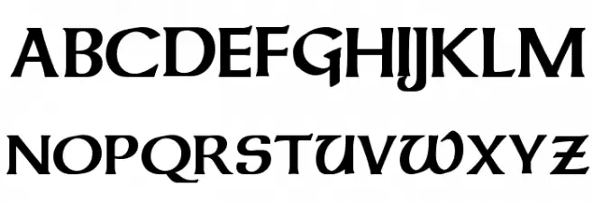 Dalelands Uncial Bold Polices MAJUSCULES