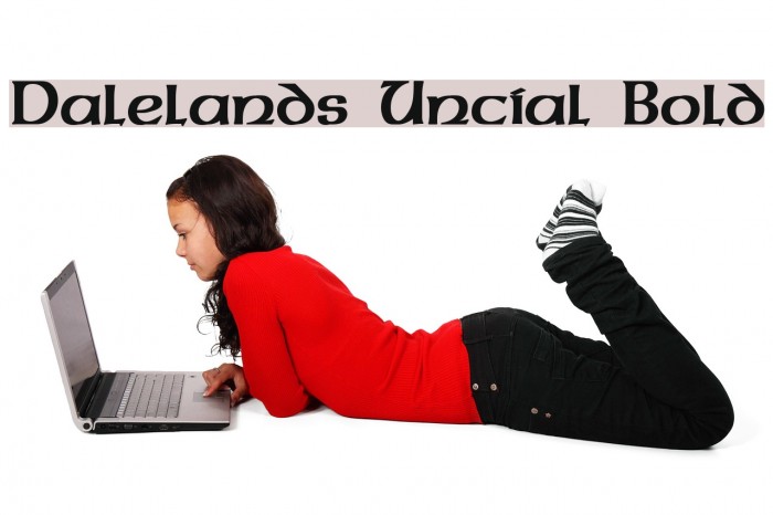 Dalelands Uncial Bold Font examples