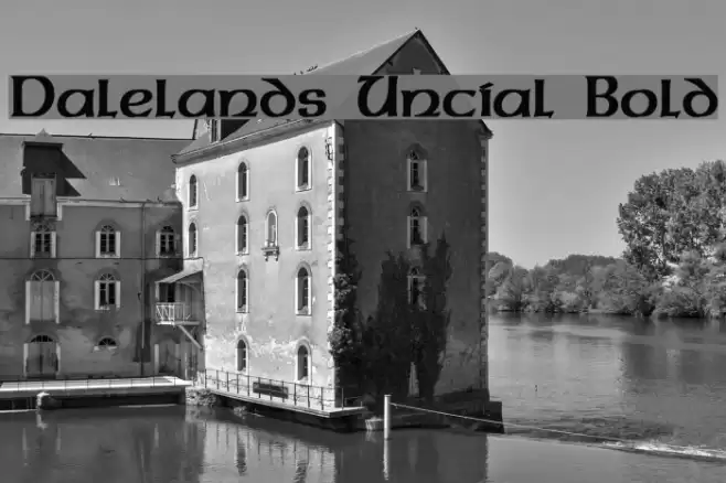 Dalelands Uncial Bold Font examples
