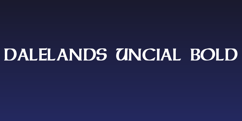 Dalelands Uncial Bold Social Header
