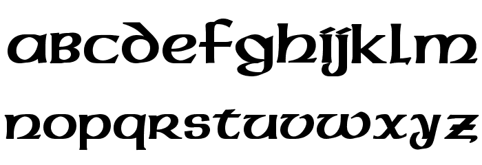 Dalelands Uncial Bold Font LOWERCASE