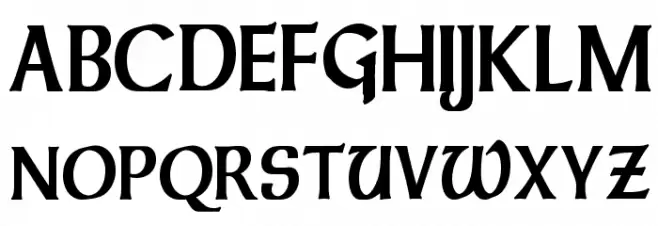 Dalelands Uncial Condensed Bold Polices MAJUSCULES