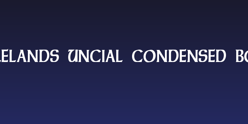 Dalelands Uncial Condensed Bold Social Header