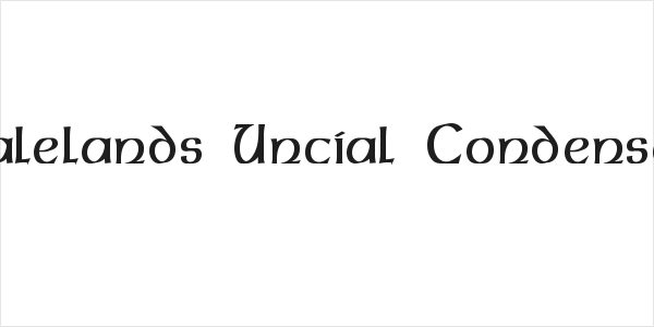 Dalelands Uncial Condensed Logo