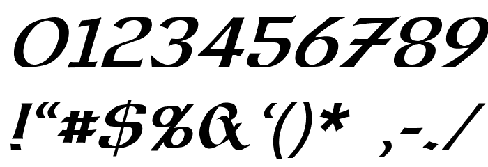 Dalelands Uncial Italic Font OTHER CHARS