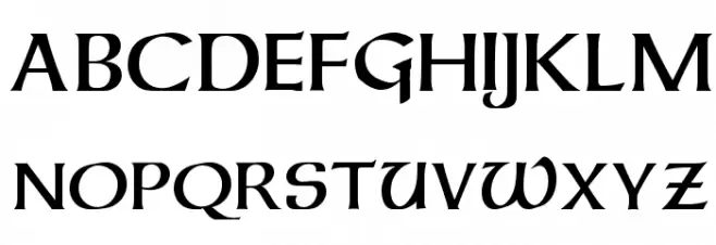 Dalelands Uncial 字体 大写