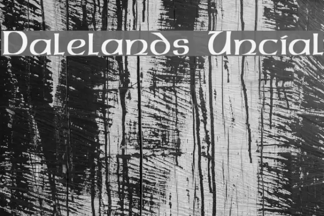 Dalelands Uncial Font examples