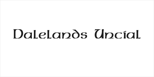 Dalelands Uncial Logo