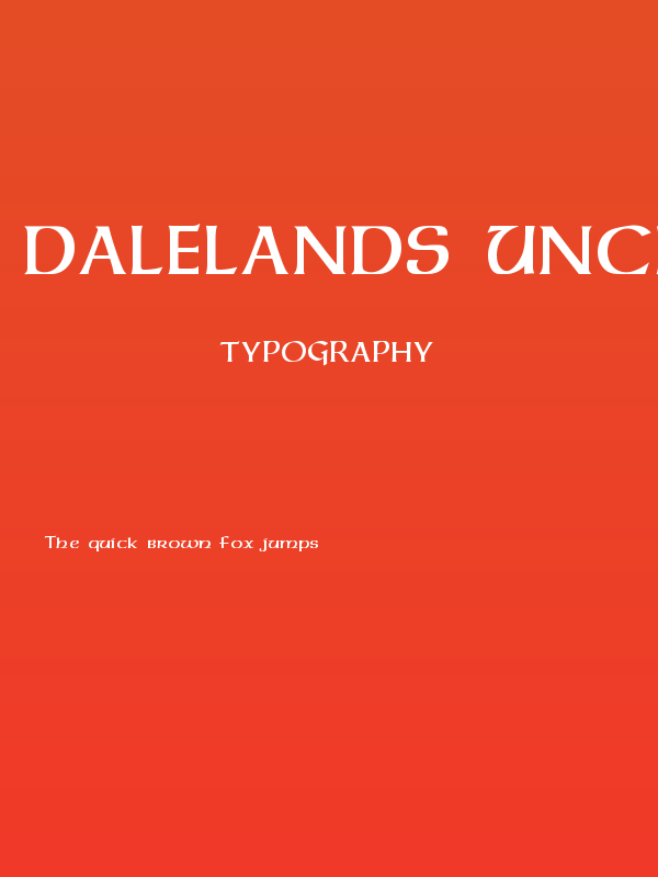 Dalelands Uncial Poster