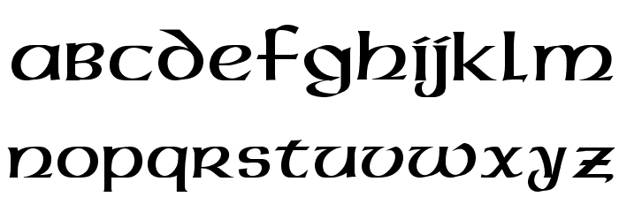 Dalelands Uncial Font LOWERCASE