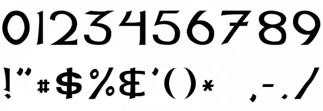 Dalelands Font OTHER CHARS