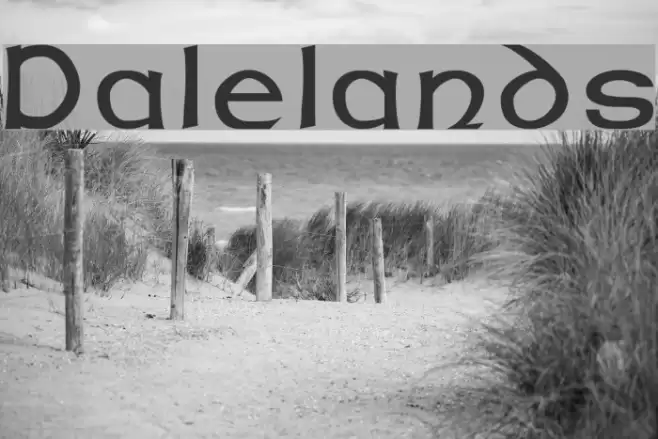 Dalelands Font examples