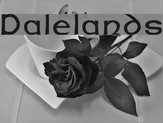Dalelands Font examples