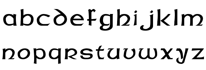 Dalelands Font LOWERCASE