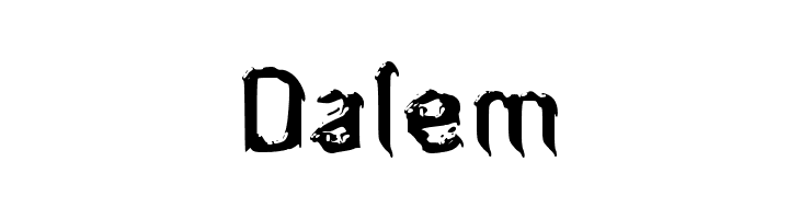 Dalem  Frei Schriftart Herunterladen