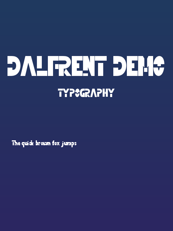 Dalfrent Demo Poster
