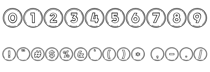 Dalgona Candy Font OTHER CHARS
