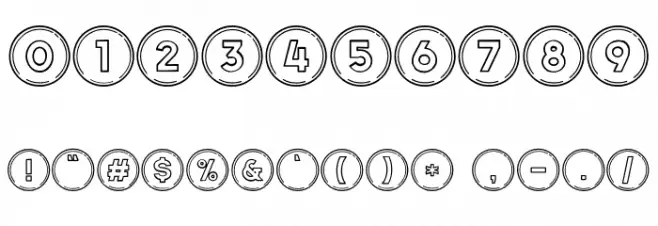 Dalgona Candy Font OTHER CHARS