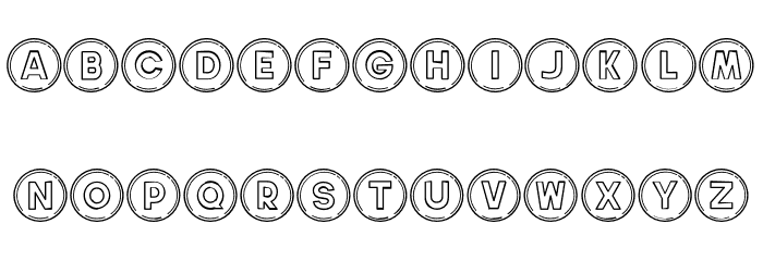 Dalgona Candy Font LOWERCASE